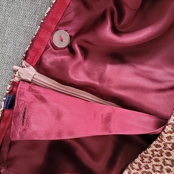 Boden Wool A-Line Skirt Sz UK 12r Side Zipper Closure Fully Lined - Picture 6 of 9